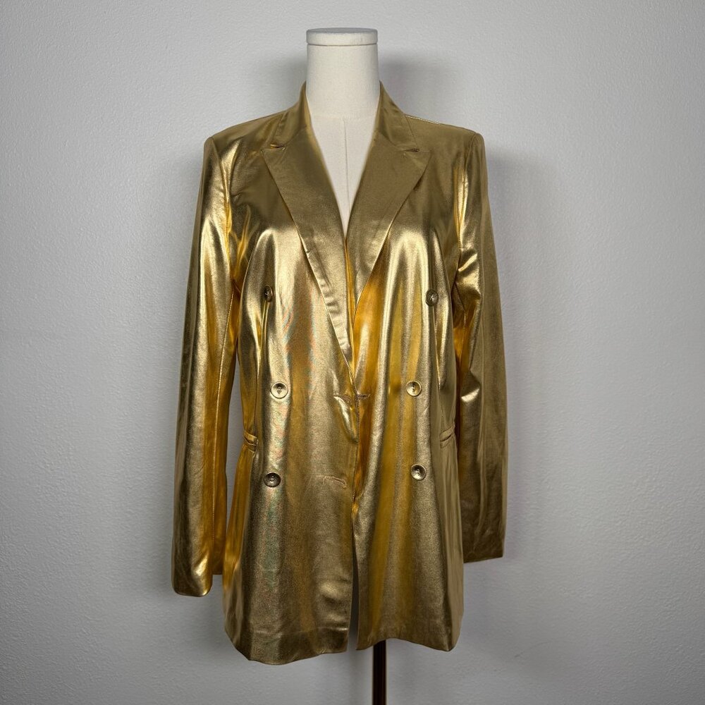 Blue B Gold Blazer - Size S